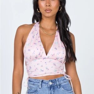 Princess Polly Pink Penelope Halter Top